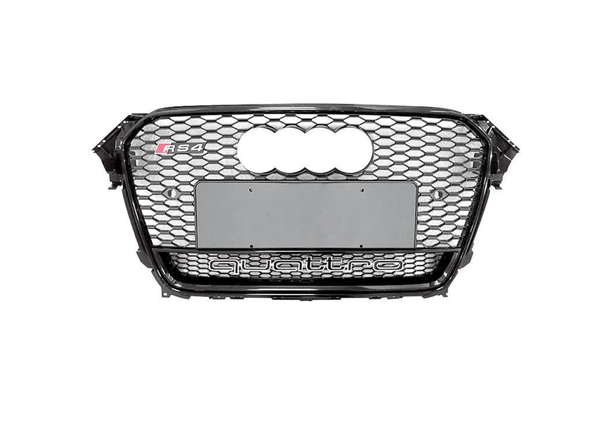 Audi RS4 Style Honeycomb Quattro Front Grille | (2013-2016) B8.5 A4/S4 - Rax Performance