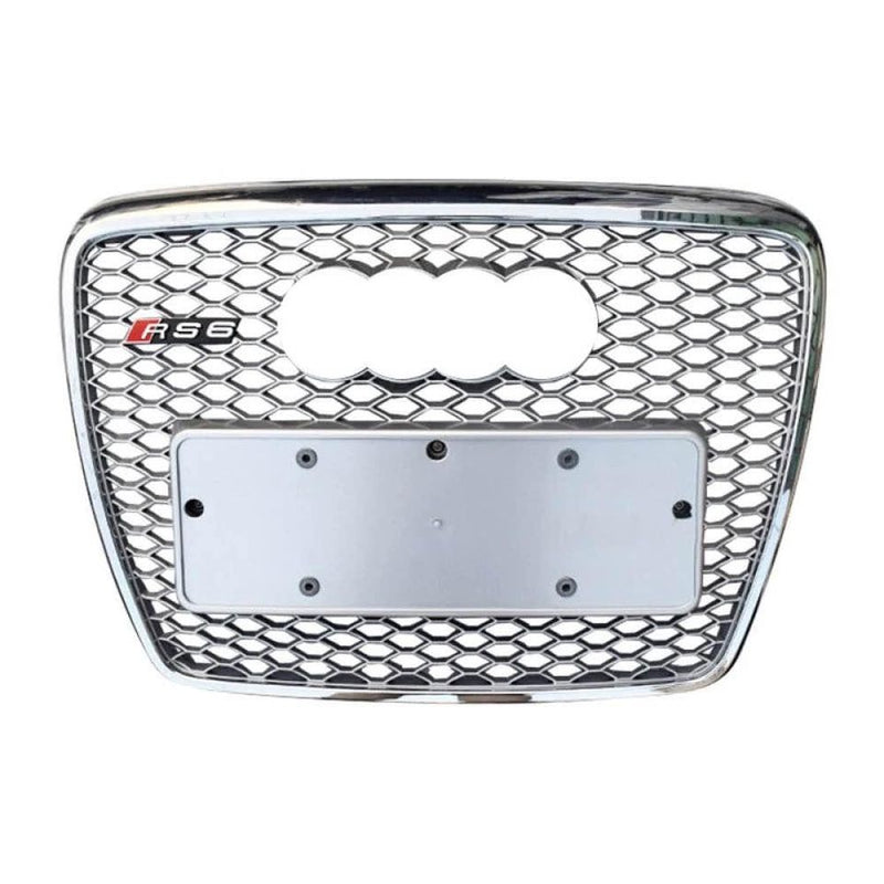 Audi RS6 Honeycomb Front Grille | (2005-2011) C6 A6/S6 - Rax Performance