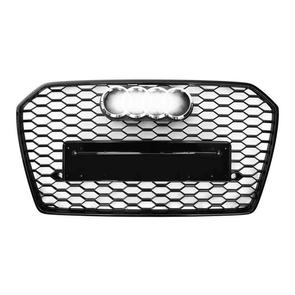 Audi RS6 Honeycomb Front Grille | (2016-2018) C7.5 A6/S6 - Rax Performance