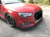Audi 2017-2020 8V.5 A3 Standard (Non S-line) Carbon Fiber Front Lip